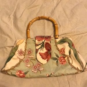 Hand made fabric handbag